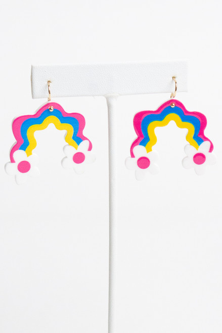Daisy Rainbow Earrings