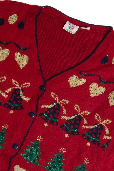 Vintage Red Christmas Cardigan 59567
