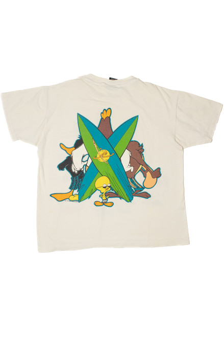 Vintage Looney Tunes Surfing Beach Squad T-Shirt