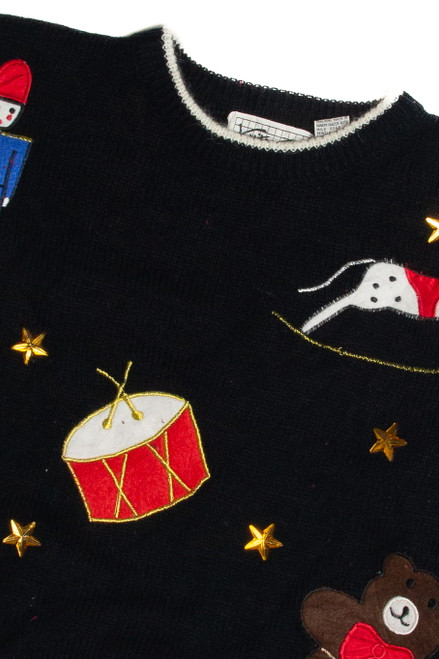 Vintage Black Ugly Christmas Sweater 59772