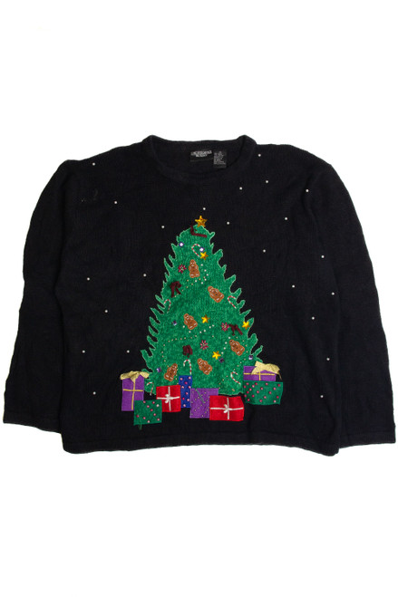 Vintage Black Ugly Christmas Sweater 59574