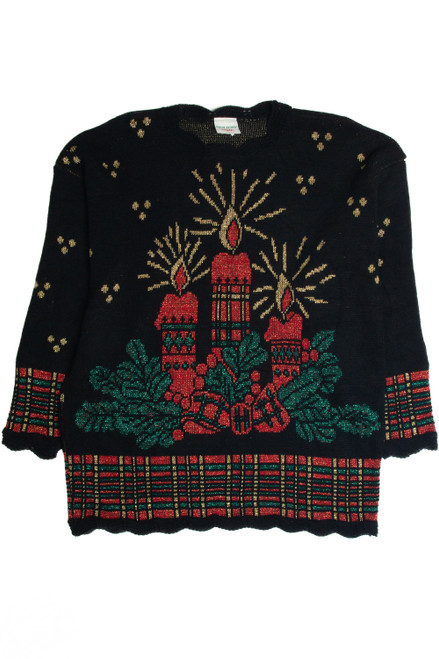 Vintage Black Ugly Christmas Sweater 59581