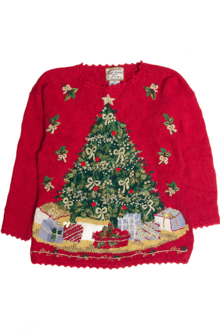 Vintage Red Ugly Christmas Sweater 59582