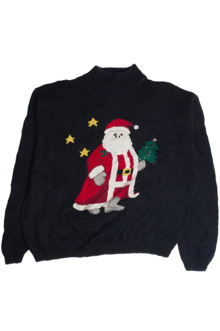 Vintage Black Ugly Christmas Sweater 59584
