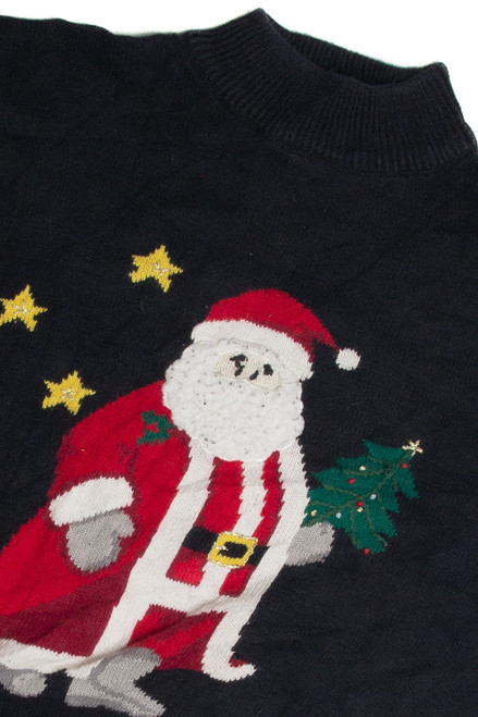 Vintage Black Ugly Christmas Sweater 59584
