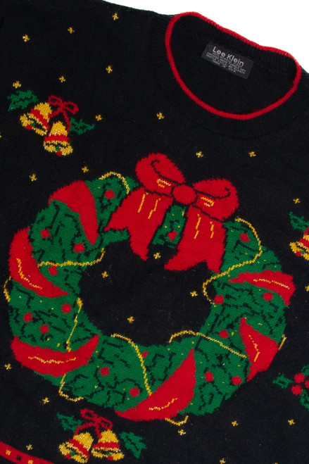 Vintage Black Ugly Christmas Sweater 59591