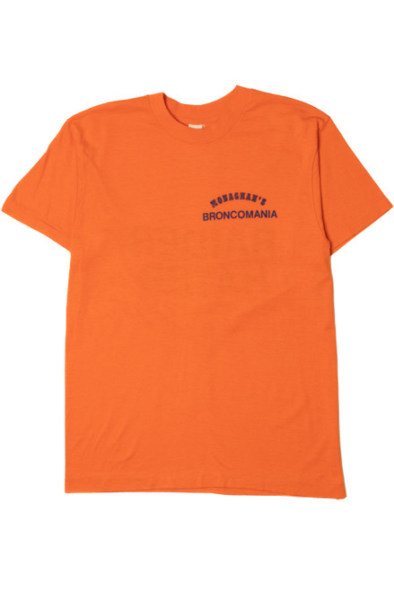 Vintage 1980's "Broncomania" Denver Broncos NFL Rivalry T-Shirt