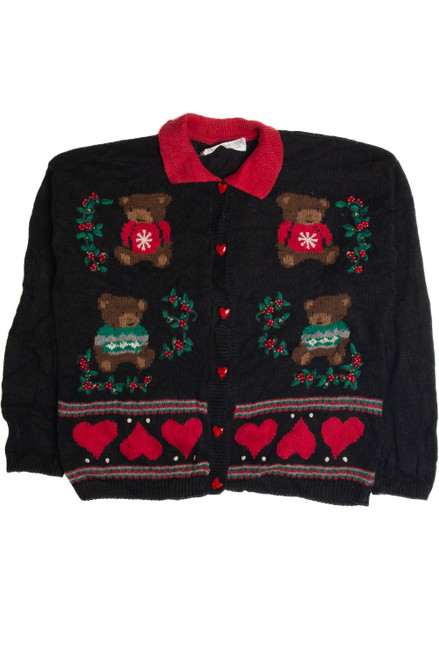 Vintage Bears Ugly Christmas Cardigan 59606