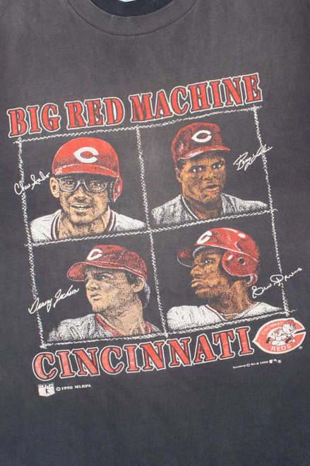 Vintage 1990 "Big Red Machine" Cincinnati Reds MLB Baseball T-Shirt