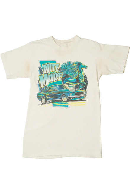 Vintage 1992 "Nite Mare" Hot Rod Car Graphic T-Shirt