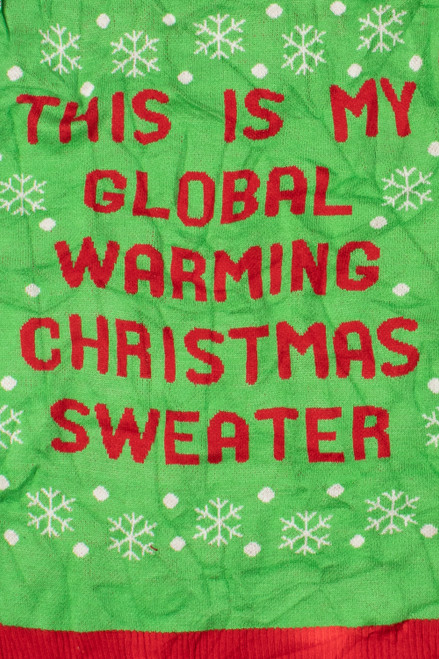 "Global Warming" Ugly Christmas Sweater Vest 61325