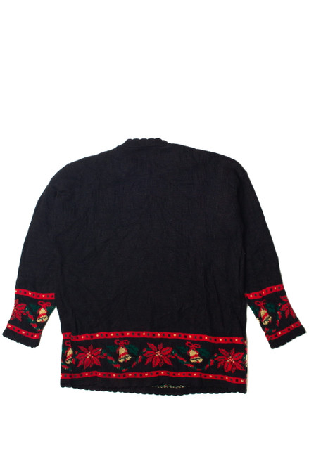 Poinsettia Wreath Ugly Christmas Sweater 60824