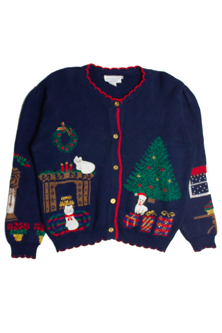 Sweater Loft Ugly Christmas Cardigan 62119