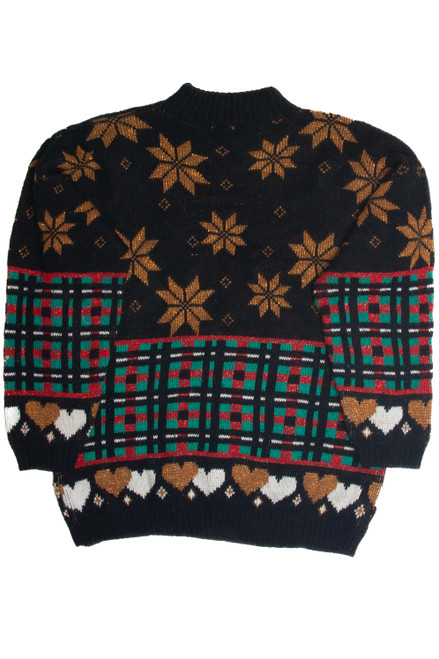 Vintage Black Ugly Christmas Sweater 59706