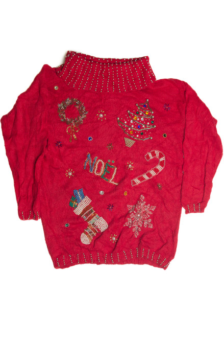 Vintage Red Ugly Christmas Sweater 59708