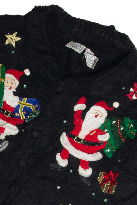 Vintage Black Ugly Christmas Cardigan 59820