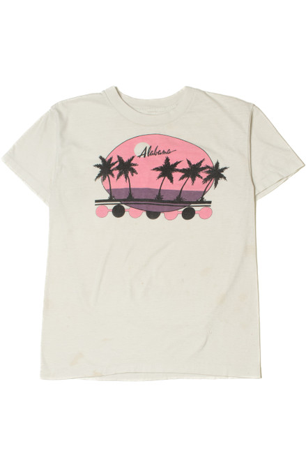 Vintage "Alabama" Palm Tree Graphic T-Shirt