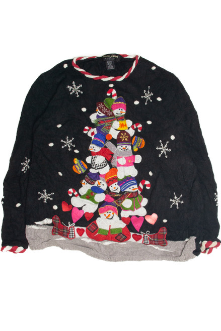 Vintage Black Ugly Christmas Sweater 59836