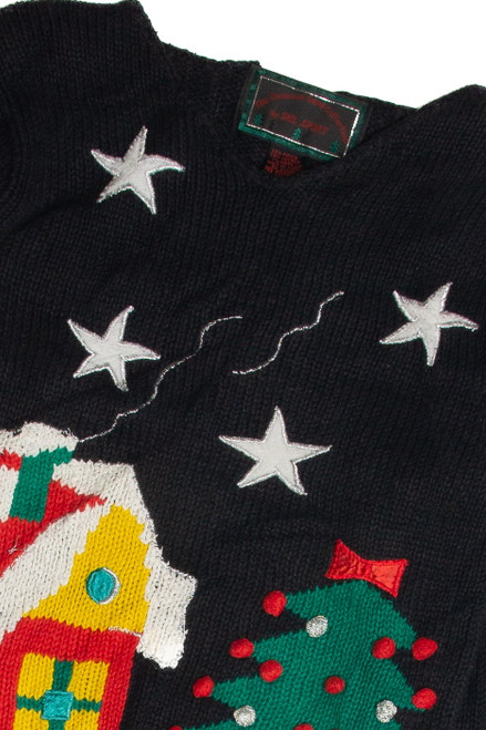 Vintage Black Ugly Christmas Sweater 59851