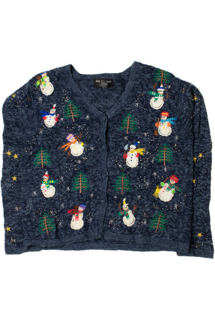 Snowmen Ugly Christmas Cardigan 61419