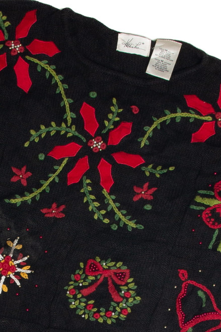 Vintage Black Ugly Christmas Sweater 59871