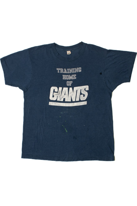 Vintage 1980's "Training Home Of Giants" NFL New York Giants Single Stitch T-Shirt