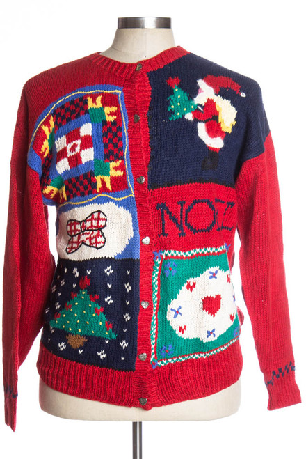 Red Ugly Christmas Cardigan 37042