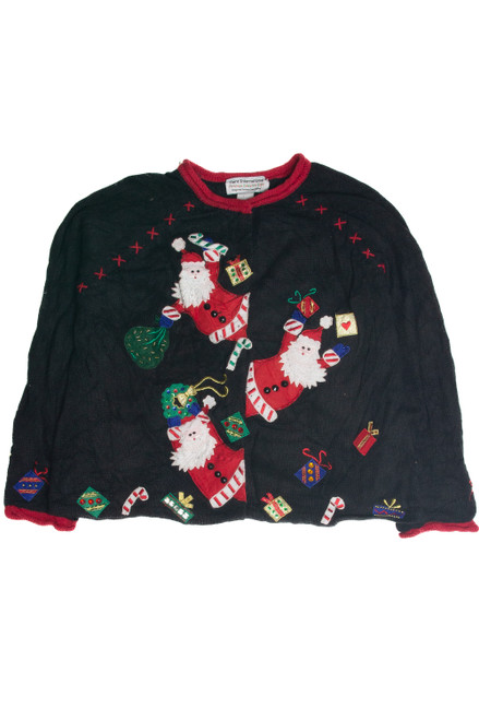 Vintage Black Ugly Christmas Cardigan 59931