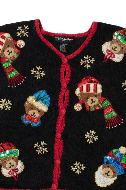 Winter Bears Ugly Christmas Cardigan 61469