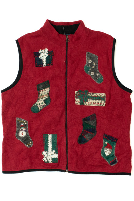 Stockings & Gifts Ugly Christmas Vest 61473