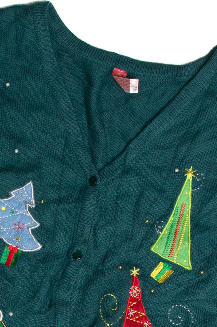 Vintage Green Ugly Christmas Vest 59991