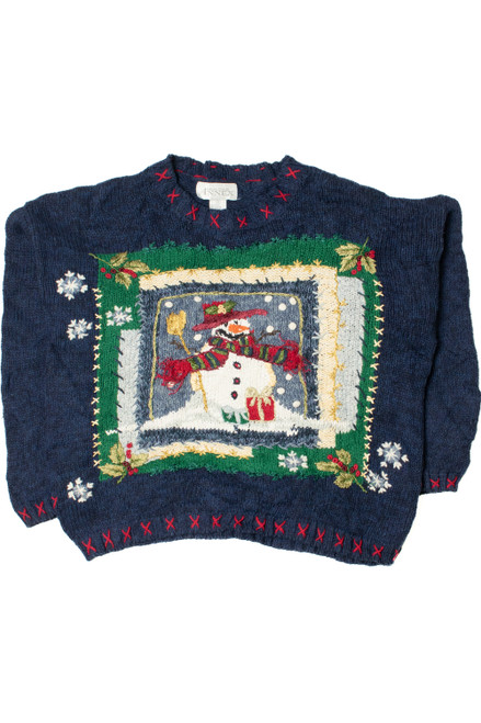 Murderous Snowman Light Up Sweater - Ragstock.com