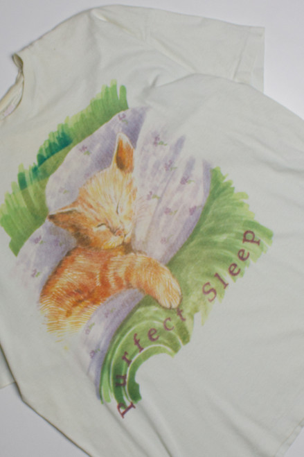 Vintage  Purr-fect Cat T-Shirt (1990s) 9465