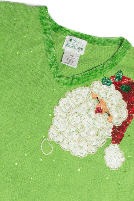 Vintage Green Ugly Christmas Sweater 60846