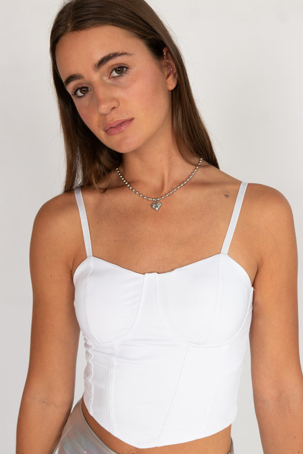 Hanky Hem Bustier Top