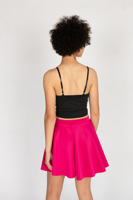 Hot Pink Skater Skirt