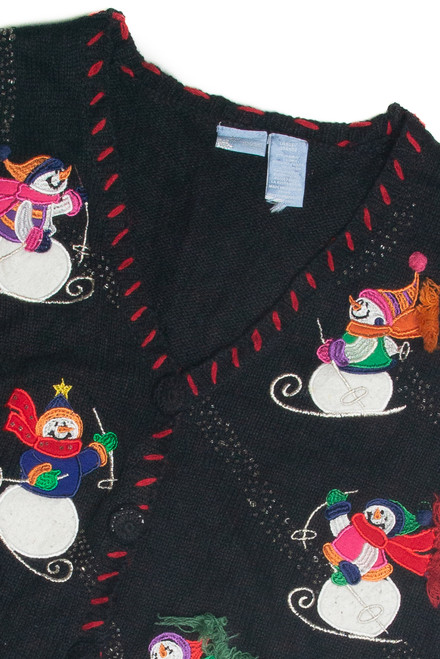 Vintage Black Ugly Christmas Vest 60855