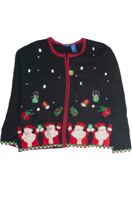 Vintage Black Ugly Christmas Cardigan 60858