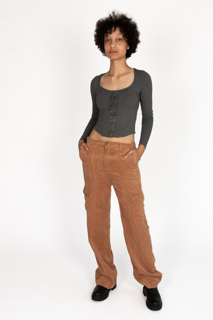 Corduroy Cargo Pants