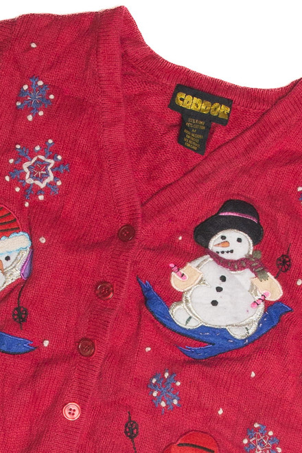 Vintage Red Ugly Christmas Vest 60866