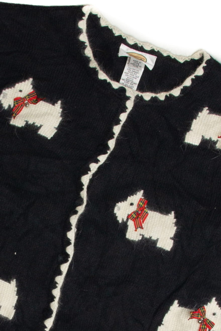 Vintage Black Ugly Christmas Cardigan 60873