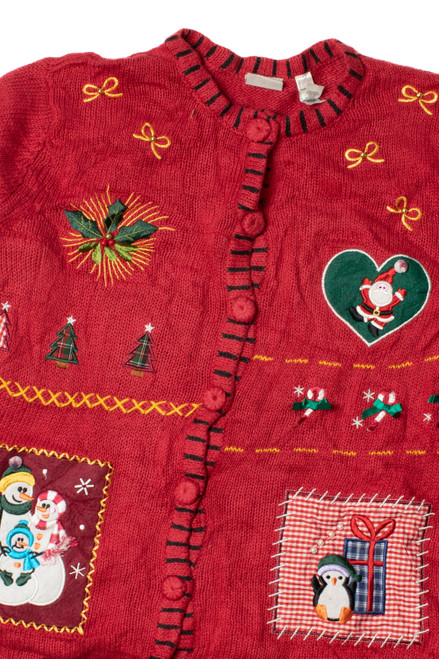 Red Ugly Christmas Cardigan 62243