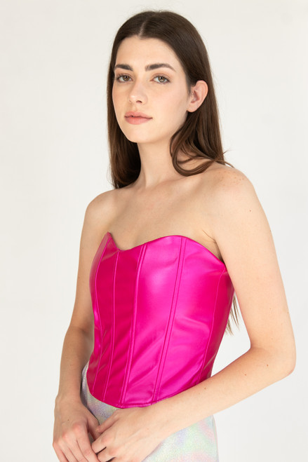 Strapless Metallic Bodice