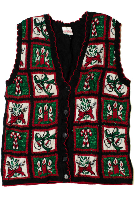 Shimmery Ugly Christmas Vest 62257