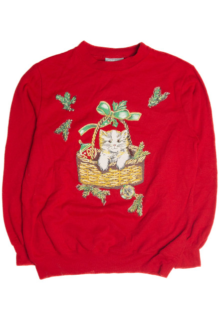 Vintage Red Ugly Christmas Sweatshirt