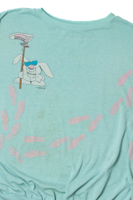 Vintage Sneaky Bunny Thin Sweatshirt