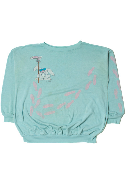 Vintage Sneaky Bunny Thin Sweatshirt