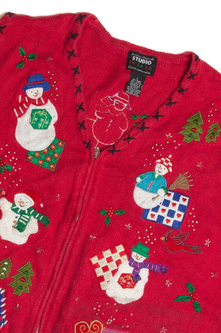 Vintage Red Ugly Christmas Vest 62295