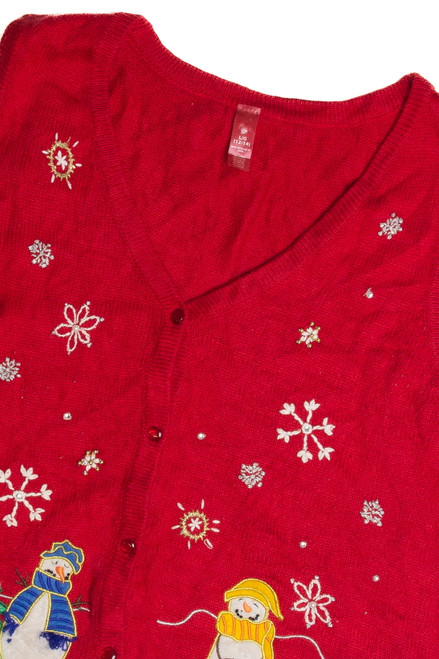 Vintage Red Ugly Christmas Vest 62298