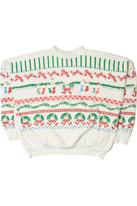 "Happy Holidays" Ugly Christmas Sweatshirt 61503